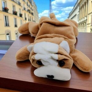 Rare Ty Beanie Baby Wrinkles The Bulldog